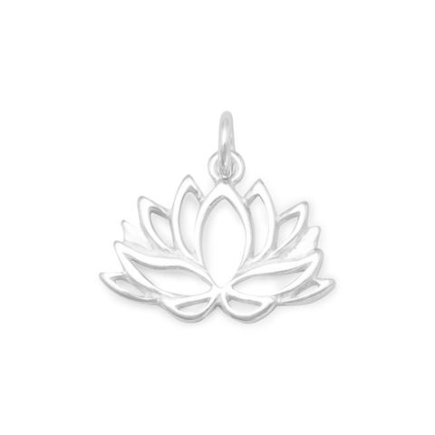 Lotus flower charm