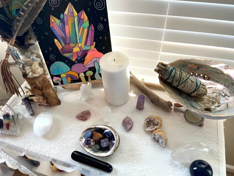 How to Create Crystal Display Shelf and Altar