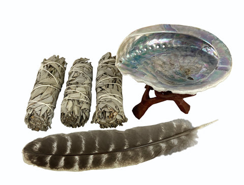 Smudge Kit with Feather