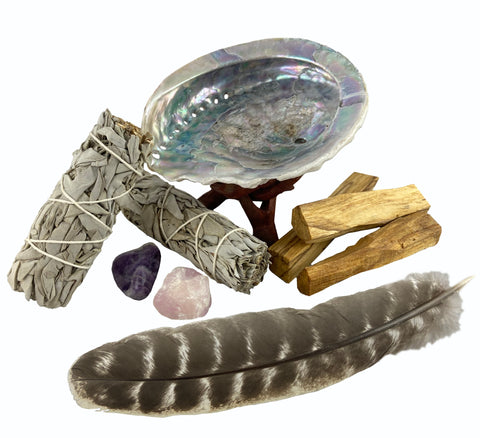 Smudge Kit with Feather