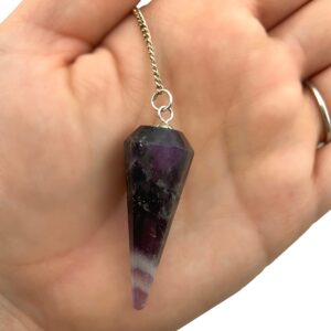 Amethyst Pendulum - Perfect psychic stone for receiving answers you are looking for - Crystal Healing - Chakra Palace