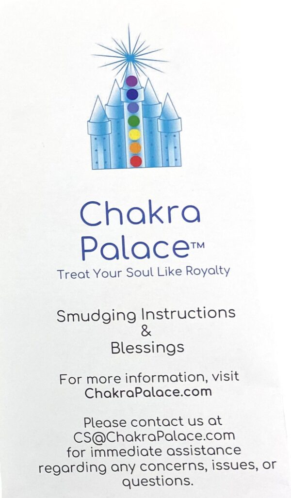 Blue Sage Smudge Sticks - Five 4"- 5" Sticks - CA Premium Grade - Perfect for healing, blessing, ridding negativity. - Chakra Palace